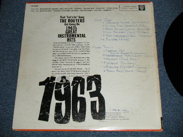 画像: The ROUTERS -  PLAY 1963'S  GREAT INSTRUMENTAL HITS ( 2nd PRESS COVER : Ex-/Ex++) / 1964 US AMERICA ORIGINAL MONO Used  LP