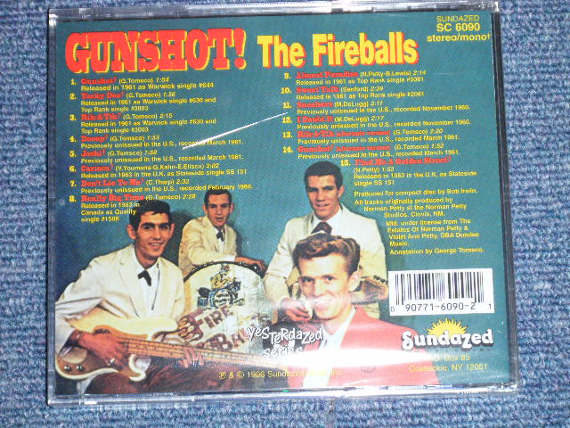 画像: THE FIREBALLS -  GUNSHOT! (NEW) / 1996 US AMERICA  ORIGINAL "BRAND NEW SEALED" CD 