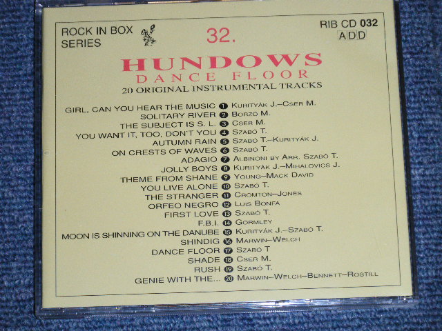 画像: HUNDOWS - DANCE FLOOR : 20 ORIGINAL INSTRUMENTAL TRACKS  ; ROCK IN BOX SERIES 32 (NEW) / 1995  HUNGARY ORIGINAL  "BRAND NEW" CD 