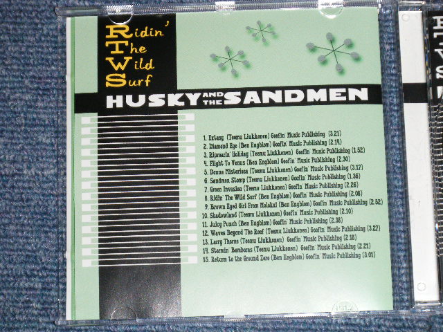 画像: HUSKY & THE SANDMEN - RIDIN' THE WILD SURF  ( NEW ) / 2000 FINLAND ORIGINAL "BRAND NEW" CD 