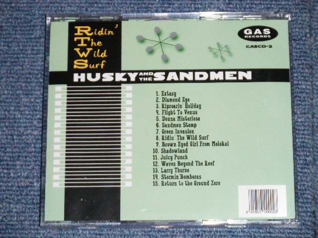 画像: HUSKY & THE SANDMEN - RIDIN' THE WILD SURF  ( NEW ) / 2000 FINLAND ORIGINAL "BRAND NEW" CD 