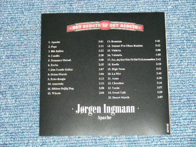 画像: JORGEN INGMANN -  APACHE : DET BEDSTE AF DET BEDSTE ( NEW)  / 1999 UK ENGLAND/EUROPE  ORIGINAL "BRAND NEW" CD