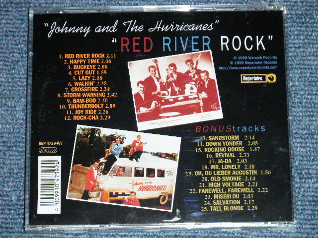 画像: JOHNNY and The HURRICANES - RED RIVER ROCK ( ORIGINAL ALBUM + Bonus Tracks ) (NEW) / 1999 GERMAN  ORIGINAL "Brand New"CD 
