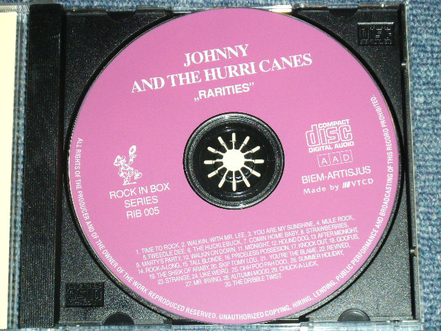 画像: JOHNNY and The HURRICANES -  RARITIES   (NEW) / 1994 HUNGARY  "Brand New"CD 