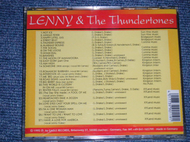 画像: LENNY & The THUNDERTONES  - LENNY & The THUNDERTONES (MINT-/MINT )  / 1995 GERMAN GERMANY  ORIGINAL Used CD