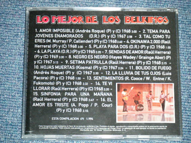 画像: LOS BELKINGS (60's SPANISH INST) - LO MEJOR DE  ( MINT/MINT)  /  1994 SPAIN  Press?  ORIGINAL "BRAND NEW"  CD