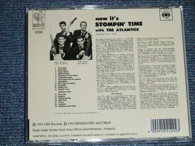 画像: THE ATLANTICS - NOW IT'S STOMPIN' TIME (MINT/MINT- ) /1992 WEST-GERMANY ORIGINAL Used  CD