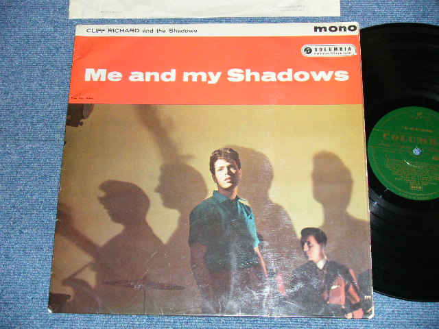 画像1: CLIFF RICHARD & THE SHADOWS  - ME AND MY SHADOWS  ( Ex/Ex Looks:Ex- )  / 1960  UK ENGLAND ORIGINAL 1st Press "GREEN With GOLD Text Label" Used  MONO LP 