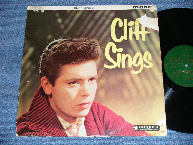 画像1: CLIFF RICHARD & THE SHADOWS  - CLIFF SINGS  ( VG/Ex++ A-1:VG+++ )  / 1959  UK ENGLAND ORIGINAL 1st Press "GREEN With GOLD Text Label" Used  MONO LP 