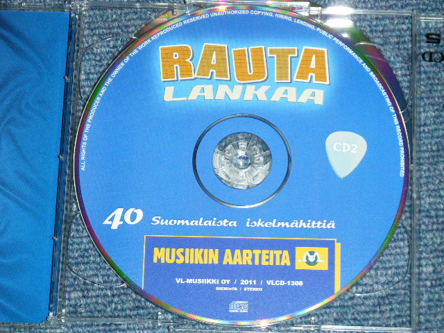 画像: V.A. OMNIBUS - RAUTALANKAA : 40 SOUMALAISTA ISKELMAHITTIA (MINT/MINT)  / 2011 EU  ORIGINAL Used 2-CD 
