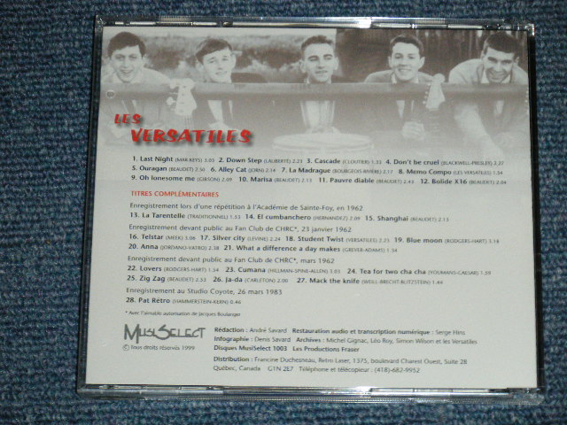画像: LES VERSATILES - LES VERSATILES  / 1999 CANADA ORIGINAL Used  CD 