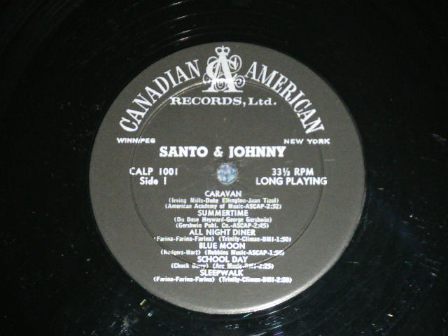 画像: SANTO & JOHNNY - SANTO & JOHNNY ( DEBUT ALBUM included SLEEP WALK :Ex-/Ex+  B-6:Poor SCRATCH and JUMP)/ 1959 US AMERICA ORIGINAL 'BLACK Label' MONO Used LP