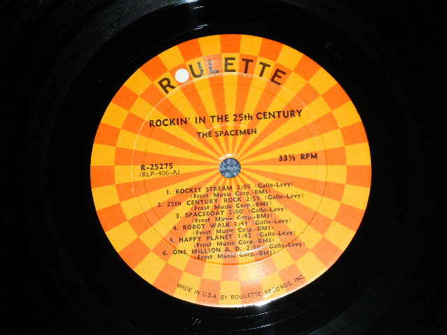 画像: THE SPACEMEN - ROCKIN' IN THE 25th CENTURY  (Ex++/Ex+++ Looks:Ex++ ) / 1964 US AMERICA ORIGINAL MONO Used  LP