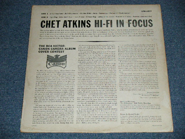 画像: CHET ATKINS - HI-FI IN FOCUS ( Ex/Ex )  / 1957 US AMERICA ORIGINAL MONO Used LP LP 