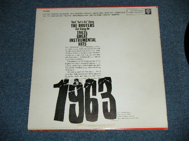 画像: The ROUTERS -  PLAY 1963'S  GREAT INSTRUMENTAL HITS ( 2nd PRESS COVER) ( Ex/Ex++) / 1964 US AMERICA ORIGINAL MONO Used  LP