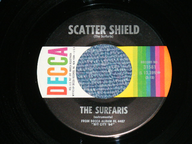 画像1: The SURFARIS - SCATTER SHIELD / I WANNA TAKE A TRIP TO THE ISLAND  ( Ex+++/Ex+++ ) / 1964 US AMERICA ORIGINAL  Used 7" Single