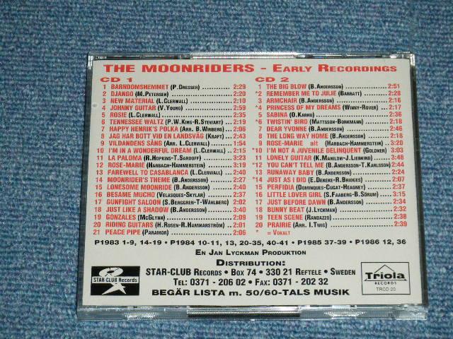 画像: The MOONRIDERS - EARLY RECORDINGS  ( NEW ) / SWEDEN  ORIGINAL "BRAND NEW" 2-CD 