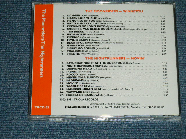 画像: The MOONRIDERS & The NIGHTRUNNERS - WINNETOU + MOVIN'  (2 in 1) (NEW) / 1991 SWEDEN  ORIGINAL "BRAND NEW"  CD 