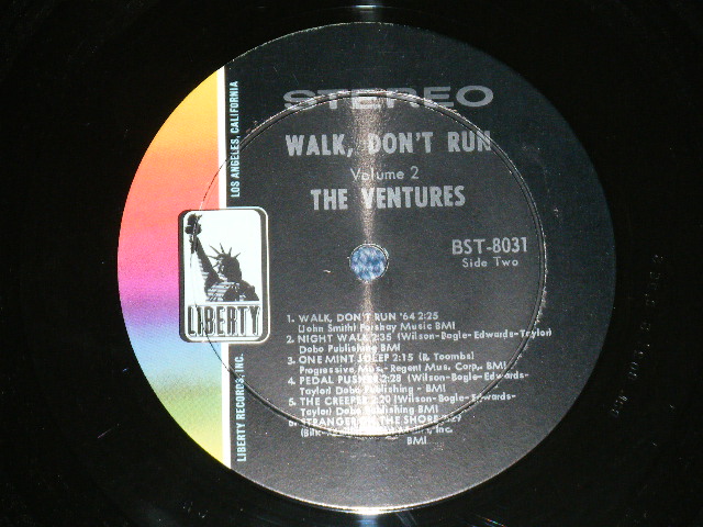 画像: THE VENTURES - WALK DON'T RUN VOL.2 (MINT-/MINT) (Matrix #A)BST 8031-1/B)BST 8031-2) / 1970 Version US AMERICA REISSUE "DIFFEREN T COVER" Used LP 