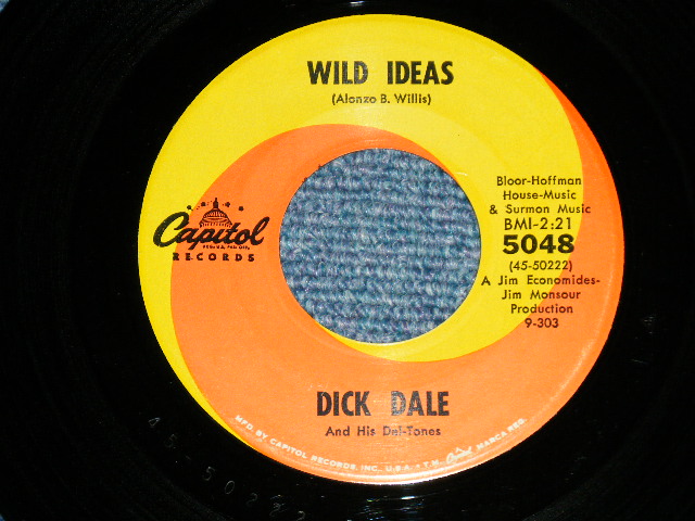 画像: DICK DALE and His DEL-TONES -  THE SCAVANGER ( GARY PAXTON Works/ SURF VOCAL ) : EILD IDEAS  ( Ex+++/Ex+++ ) / 1963 US AMERICA ORIGINAL Used 7" Single