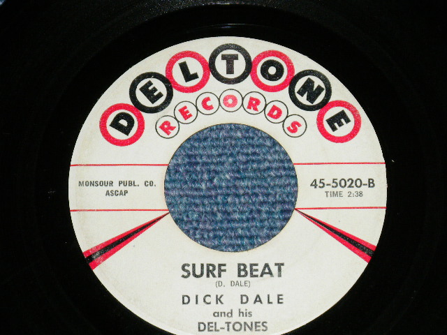 画像: DICK DALE and THE DEL-TONES - PEPPERMINT MAN : SURF BEAT  ( Ex++/Ex++ ) / 1963 US AMERICA ORIGINAL Used 7" Single