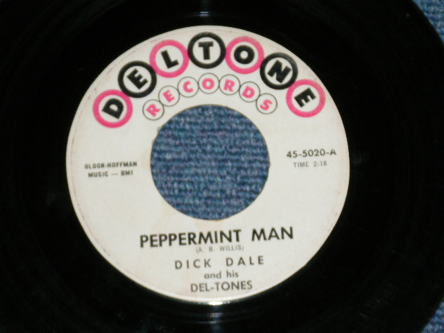 画像1: DICK DALE and THE DEL-TONES - PEPPERMINT MAN : SURF BEAT  ( Ex/Ex ) / 1963 US AMERICA ORIGINAL Used 7" Single