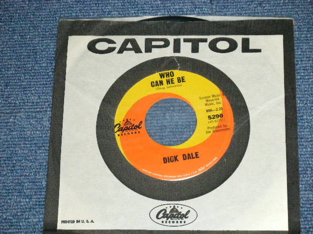 画像1: DICK DALE -  WHO CAN HE BE : OH MARIE  ( SURF VOCAL )  (MINT-/MINT- ) / 1964 US AMERICA ORIGINAL Used 7" Single
