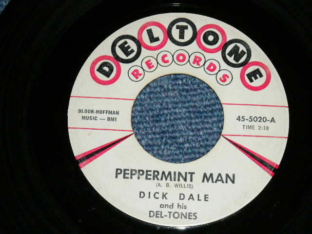 画像1: DICK DALE and THE DEL-TONES - PEPPERMINT MAN : SURF BEAT  ( Ex++/Ex++ ) / 1963 US AMERICA ORIGINAL Used 7" Single