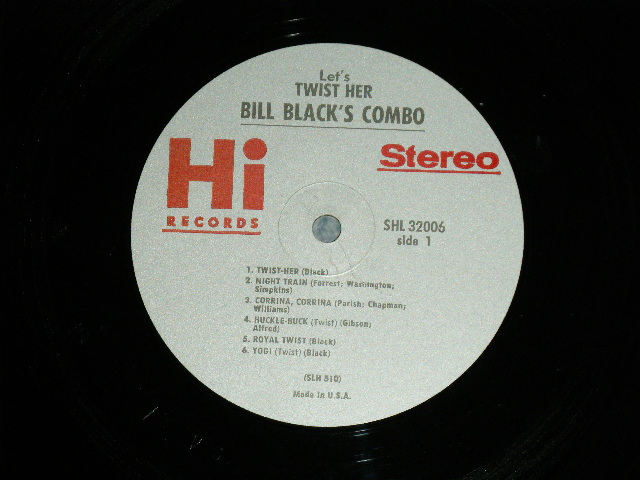 画像: BILL BLACK'S COMBO (MEMPHIS SOUND Soulful ROCKIN' INST) - LET'S TWIST HER ( MINT-/Ex+++ ) / 1961 US AMERICA ORIGINAL STEREO Used LP 