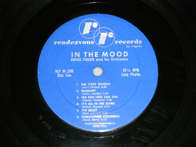 画像: ERNIE FIELDS and His ORCHESTRA - IN THE MOOD  ( Ex/Ex+) / 1960 US AMERICA ORIGINAL MONO Used  Used LP 