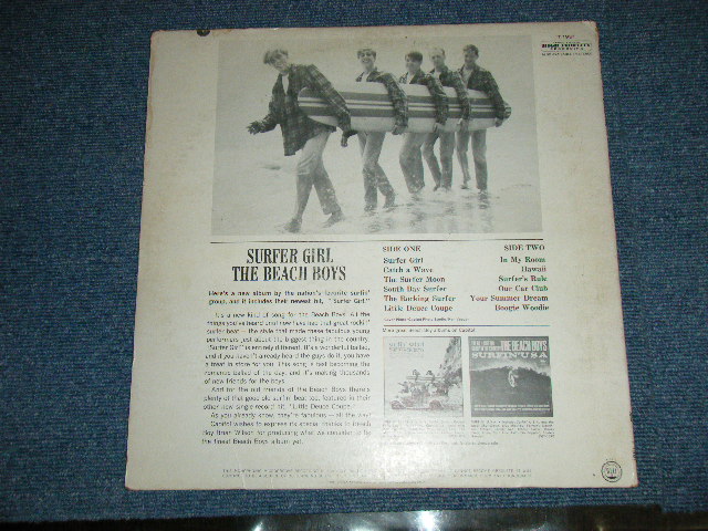 画像: The BEACH BOYS - SURFER GIRL : With TITLE Seal at Front ( Matrix Number : A) T1-1981-G-9: B) T2-1981-G-8 ) (  Ex+/Ex++ Looks: Ex ) / 1963 US AMERICA ORIGINAL MONO Used LP