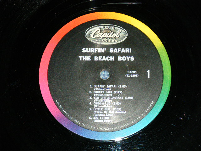 画像: The BEACH BOYS - SURFIN' SAFARI ( Matrxi #  3/D4 )( Ex+/Ex+++ Looks; Ex++ ) / 1962 US AMERICA ORIGINAL MONO Used LP