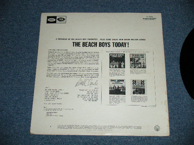 画像: The BEACH BOYS - THE BEACH BOYS TODAY (Matrix #  A-2/B-2)  ( Ex++/ Ex++ ) / 1965 US AMERICA ORIGINAL "DUOPHONIC STEREO" Used  LP