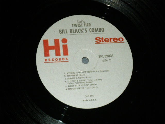 画像: BILL BLACK'S COMBO (MEMPHIS SOUND Soulful ROCKIN' INST) - LET'S TWIST HER ( MINT-/Ex+++ ) / 1961 US AMERICA ORIGINAL STEREO Used LP 