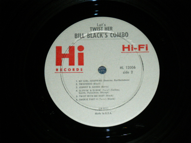 画像: BILL BLACK'S COMBO (MEMPHIS SOUND Soulful ROCKIN' INST) - LET'S TWIST HER ( Ex++/Ex++ ) / 1961 US AMERICA ORIGINAL MONO  Used LP 