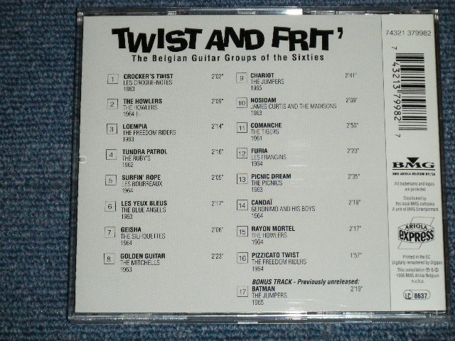 画像: V.A. OMNIBUS (Les BOURREAUX / The HOWLERS / The JUMPERS / The BLACK ANGELS + more ) - TWIST AND FRIT : ThE BELGIAN GUITAR GROUPS of The SIXTIES ( MINT-/MINT)  / 1996  BELGIUM ORIGINAL Used  CD 