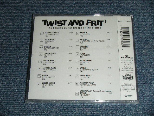 画像: V.A. OMNIBUS (Les BOURREAUX / The HOWLERS / The JUMPERS / The BLACK ANGELS + more ) - TWIST AND FRIT : ThE BELGIAN GUITAR GROUPS of The SIXTIES ( MINT-/MINT)  / 1996  BELGIUM ORIGINAL "BRAND NEW SEALED"   CD 