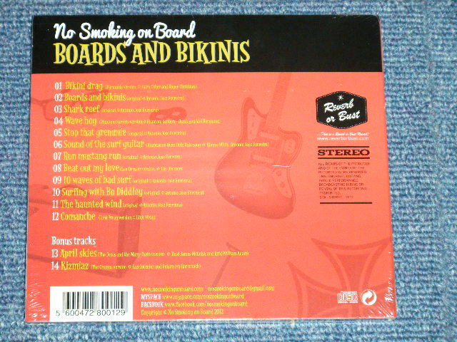 画像: NO SMOKING ON BOARD  - BOARDS AND BIKINIS  / 2012 "BRAND NEW SEALED"  CD
