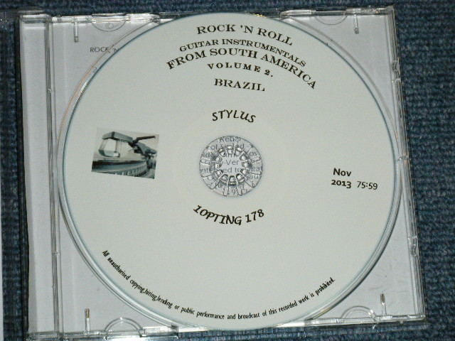画像: V.A. OMNIBUS -  ROCK N' ROLL GUITAR  INSTRUMENTALS FROM SOUTH AMERICA VOL.2 /  2013 EU  Brand New CD-R 