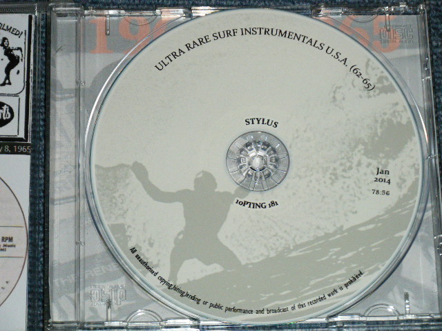 画像: V.A. OMNIBUS -  ULTRA RARE SURF INSTRUMENTALS USA (62-65) /  2014 EU  Brand New CD-R 