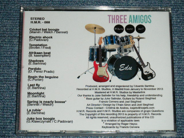画像: THREE AMIGOS - WHERE WERE WE? / 2012 SPAIN    Brand New CD-R 