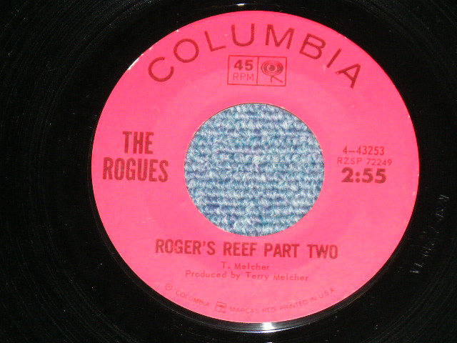 画像: The ROGUES  (BRUCE JOHNSTON & TERRY MELCHER Works)  -  COME ON LET'S GO : REGER'S REEF Pt.2 ( MINT-  Looks : Ex+++/MINT-  Looks: Ex+++)  / 1965 US AMERICA ORIGINAL Used 7" Single