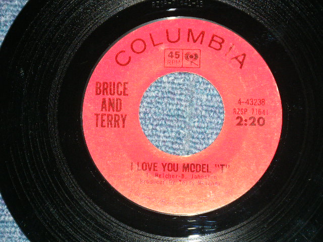 画像: BRUCE and TERRY (BRUCE JOHNSTON & TERRY MELCHER Works)  -  I LOVE YOU MODEL "T" : CARMEN  ( MINT/MINT )  / 1965 US AMERICA ORIGINAL "With COMPANY SLEEVE "  Used  7"SINGLE 