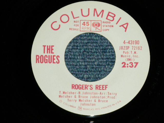 画像: The ROGUES  (BRUCE JOHNSTON & TERRY MELCHER Works)  -  EVERYDAY : ROGER'S REEF ( MINT-/MINT- )  / 1964 US AMERICA ORIGINAL "WHITE LABEL PROMO" Used 7" Single