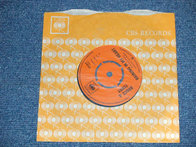 画像: BRUCE and TERRY (BRUCE JOHNSTON & TERRY MELCHER Works)  -  RAINYING IN MY HEART : FOUR STRONG WIND   ( Ex+++/Ex+++ )  / 1965 UK ENGLAND  ORIGINAL Used 7" Single