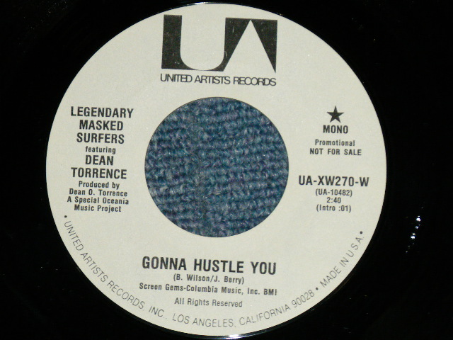 画像: LEGENDARY MASKED SURFERS (JAN & DEAN) -SUMMER MEANS FUN : GONNA HUSTLE YOU ( MINT-/MINT-)  / 1973 US AMERICA ORIGINAL "WHITE LABEL PROMO"  7"SINGLE 