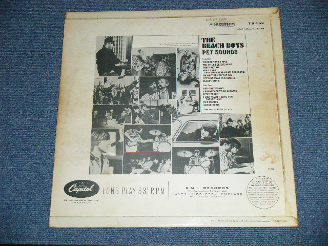 画像: The BEACH BOYS - PET SOUNDS ( Ex+++,Ex/Ex+++, Ex+ ) / 1966 UK ENGLAND ORIGINAL MONO Used LP