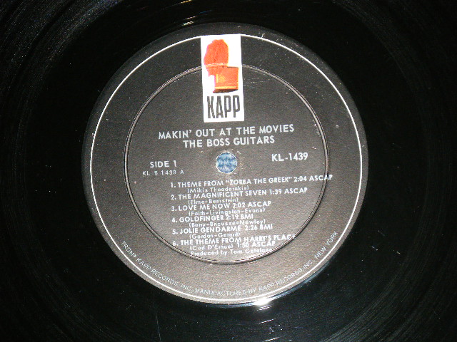 画像: The BOSS GUITARS - MAKIN' OUT AT THE MOVIES  ( Ex++/Ex++) / 1965 US AMERICA ORIGINAL MONO  Used  LP