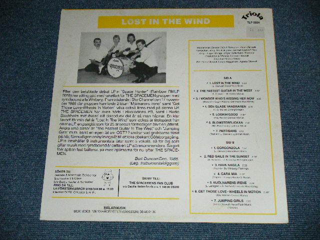 画像: THE SPACEMEN (SWEDISH INST)  - LOST IN THE WIND  ( Ex+++/MINT ) / 1988/89 SWEDEN ORIGINAL Used LP 