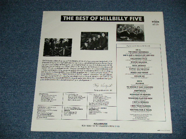 画像: HILBILLY FIVE - WAITING FOR A TRAIN  ( Ex+++/MINT- ) / 1987   SWEDEN ORIGINAL Used LP 